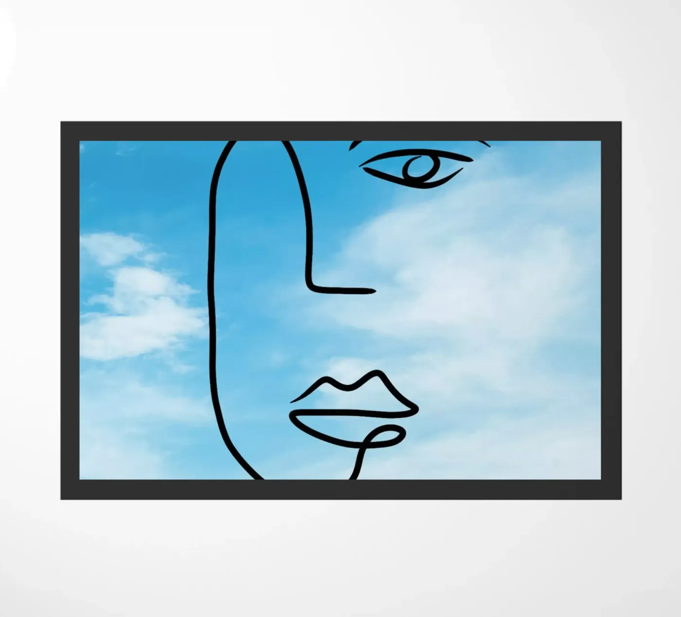 Ciel Bleu Fußmatte von Mike Leymi