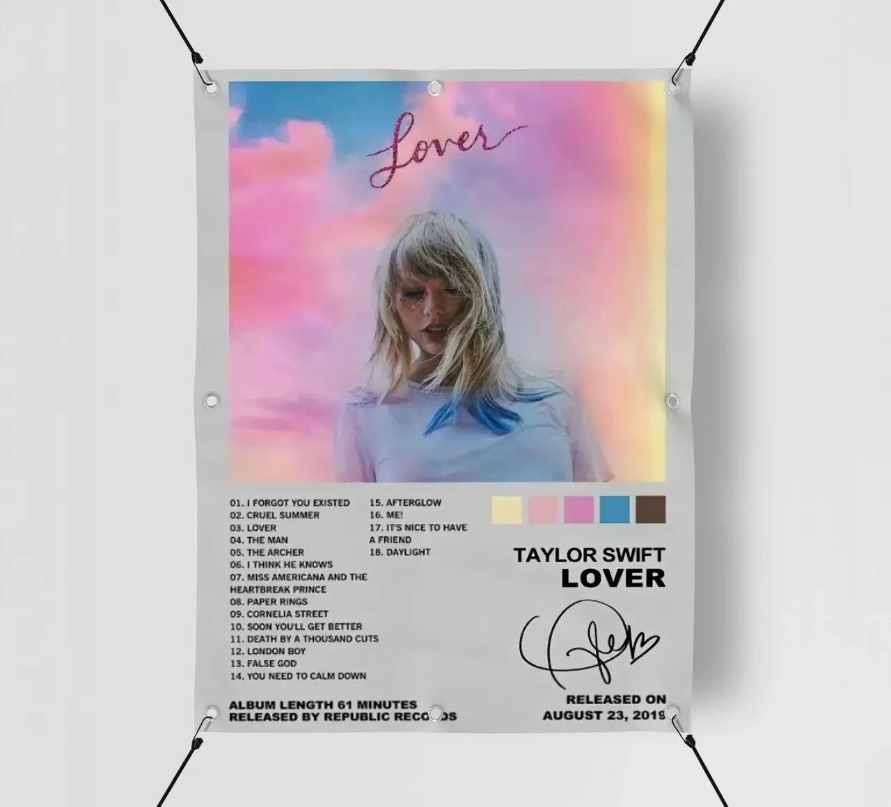 Taylor Swift The Lover telo in pvc da Roronoa7