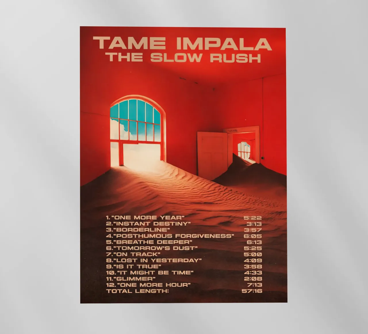 Tame Impala The Slow Rush pellicola backlit da Roronoa7
