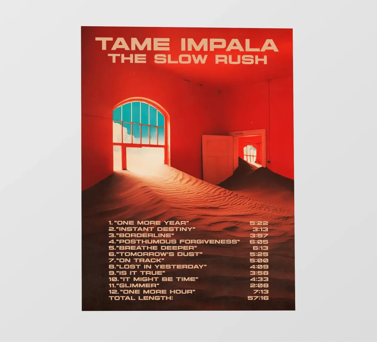 Tame Impala The Slow Rush telo in pvc da Roronoa7
