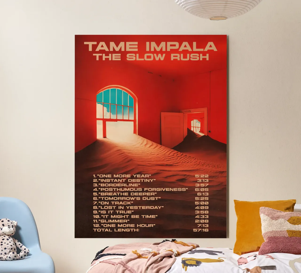 Tame Impala The Slow Rush alluminio dibond da Roronoa7