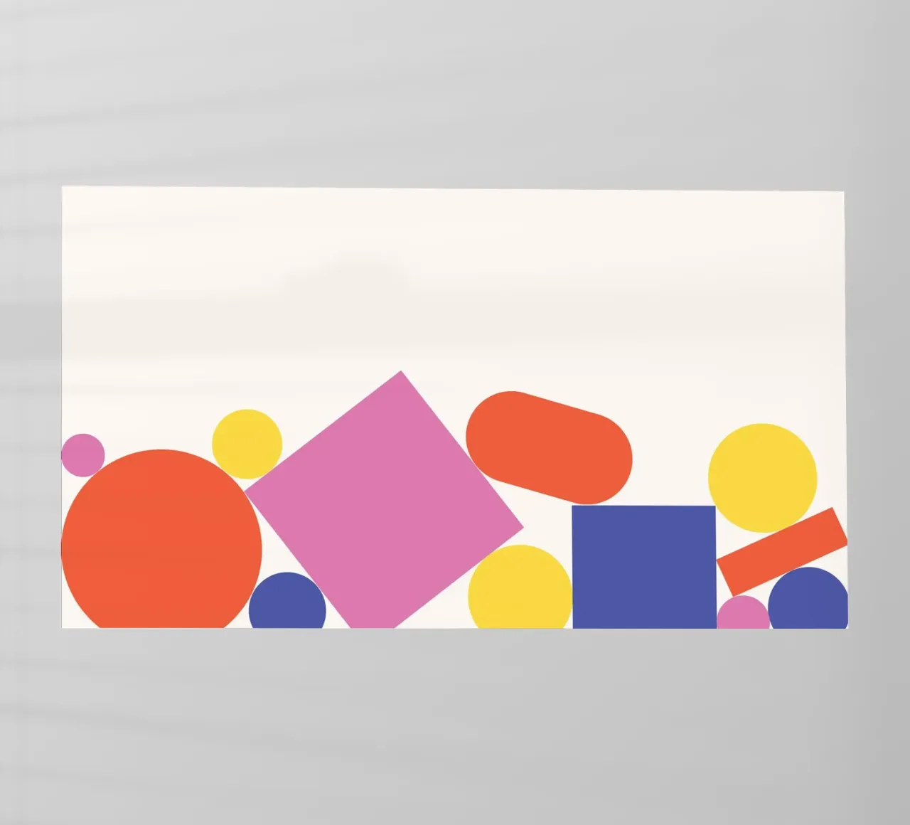 Forme geometriche colorate impilate pellicola backlit da galihstudio