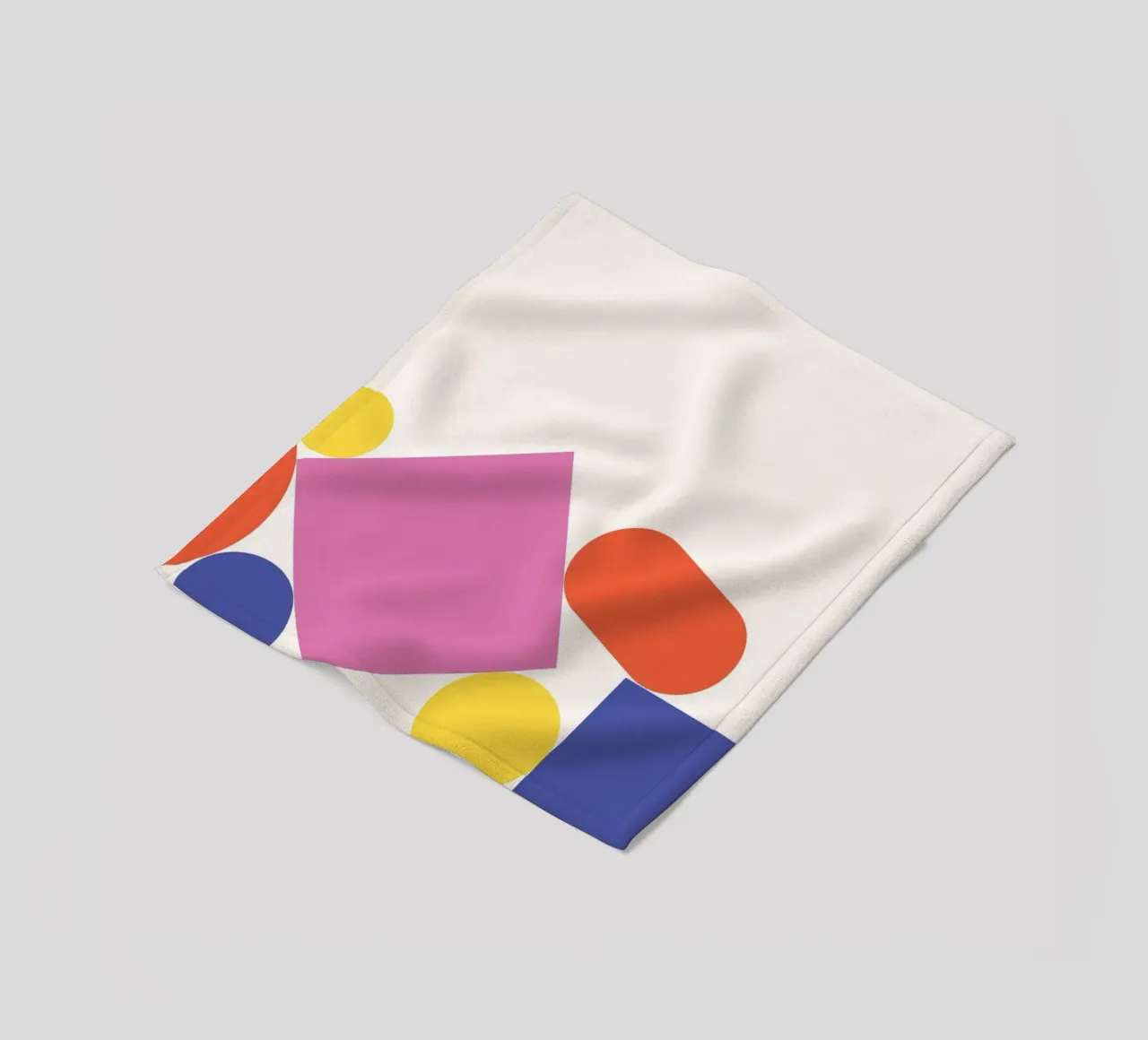 Forme geometriche colorate impilate coperta in pile da galihstudio