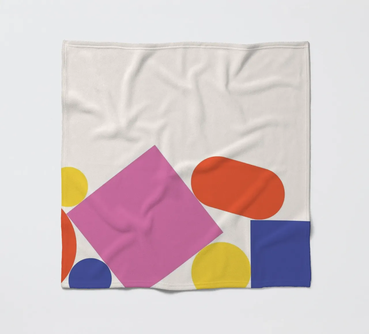 Forme geometriche colorate impilate coperta in pile da galihstudio
