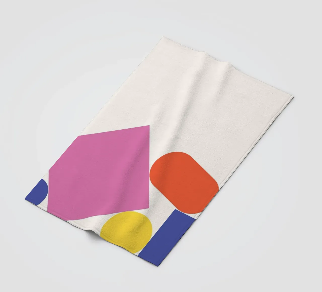 Forme geometriche colorate impilate coperta in pile da galihstudio