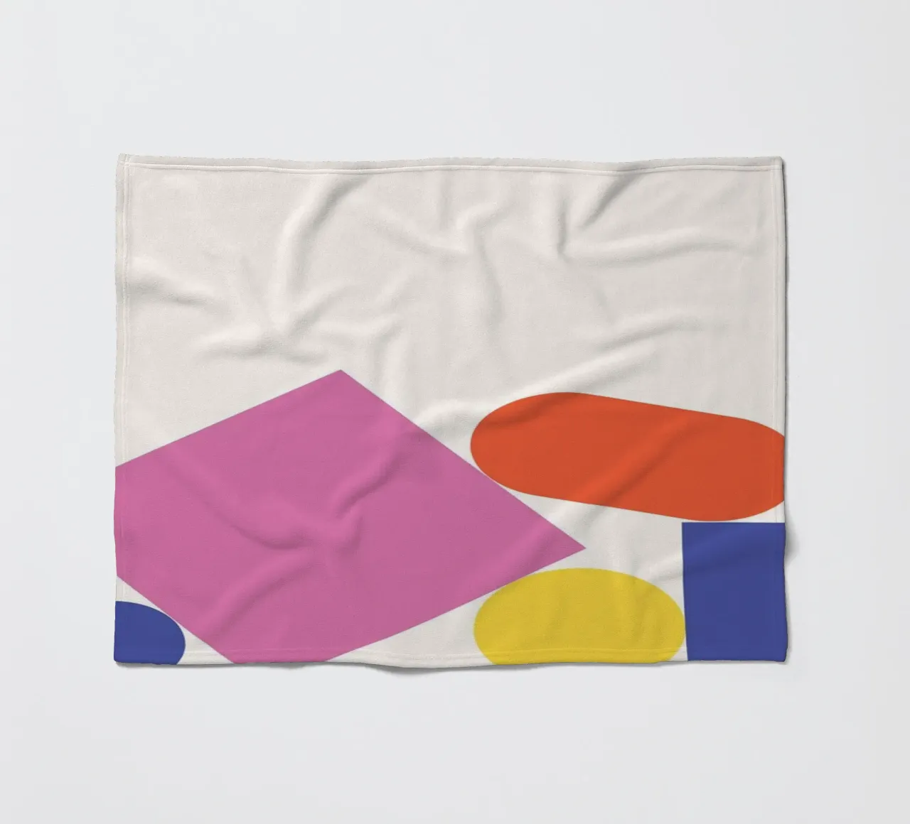 Forme geometriche colorate impilate coperta in pile da galihstudio