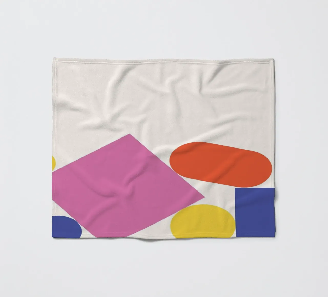 Forme geometriche colorate impilate coperta in pile da galihstudio