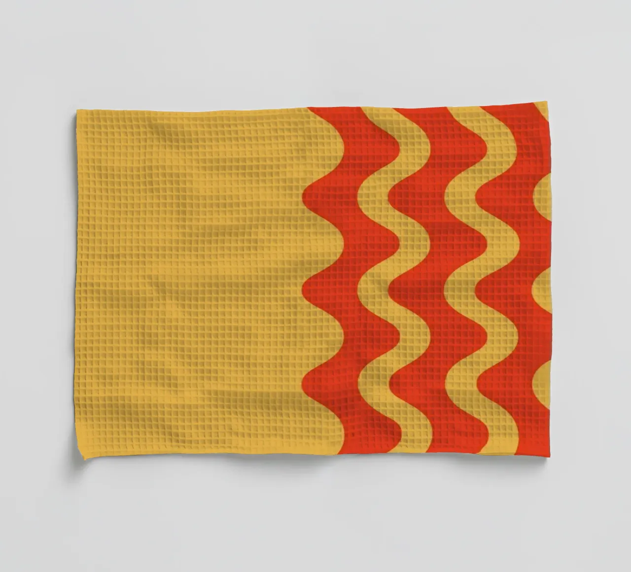 Ligne nouille jaune torchon de galihstudio