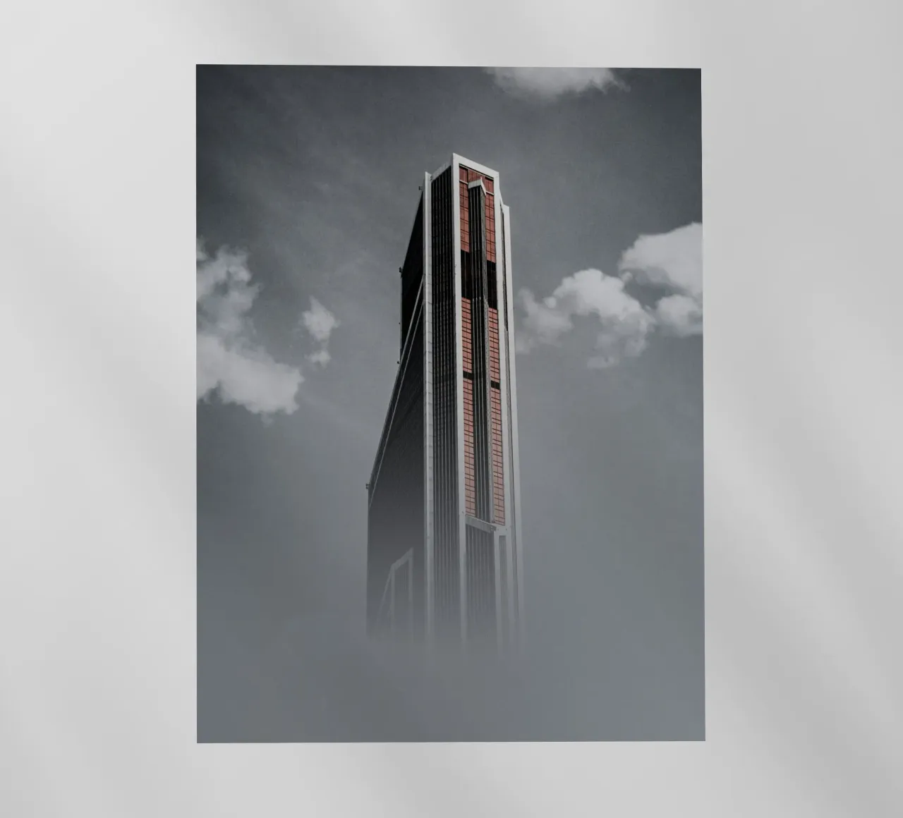 skyscape building in sky pellicola backlit da comura