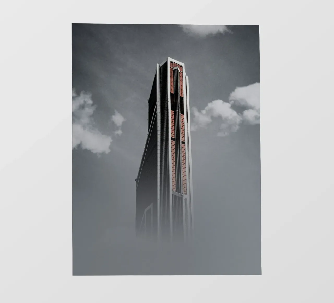 skyscape building in sky pellicola backlit da comura
