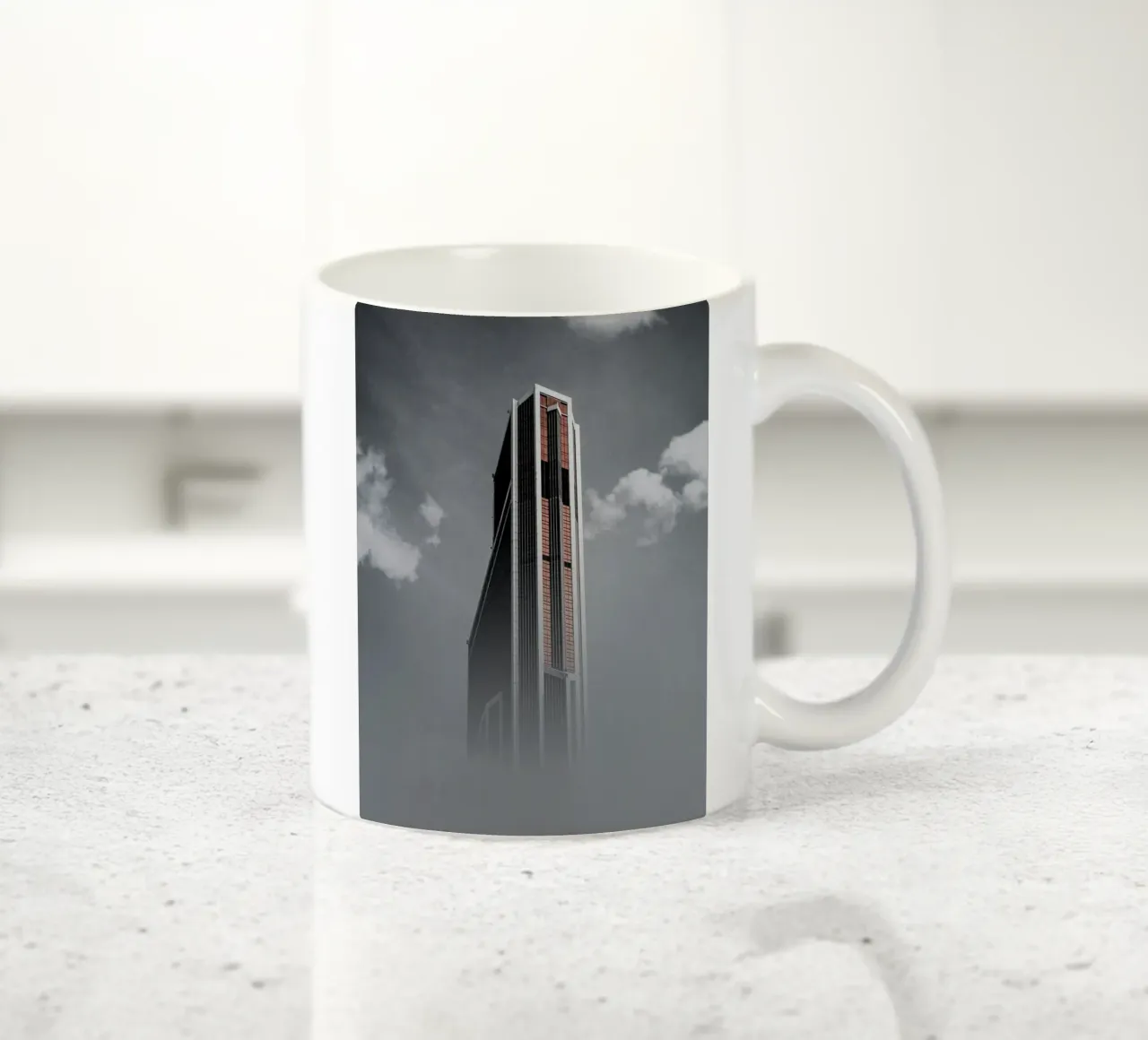 skyscape building in sky tazza in ceramica da comura