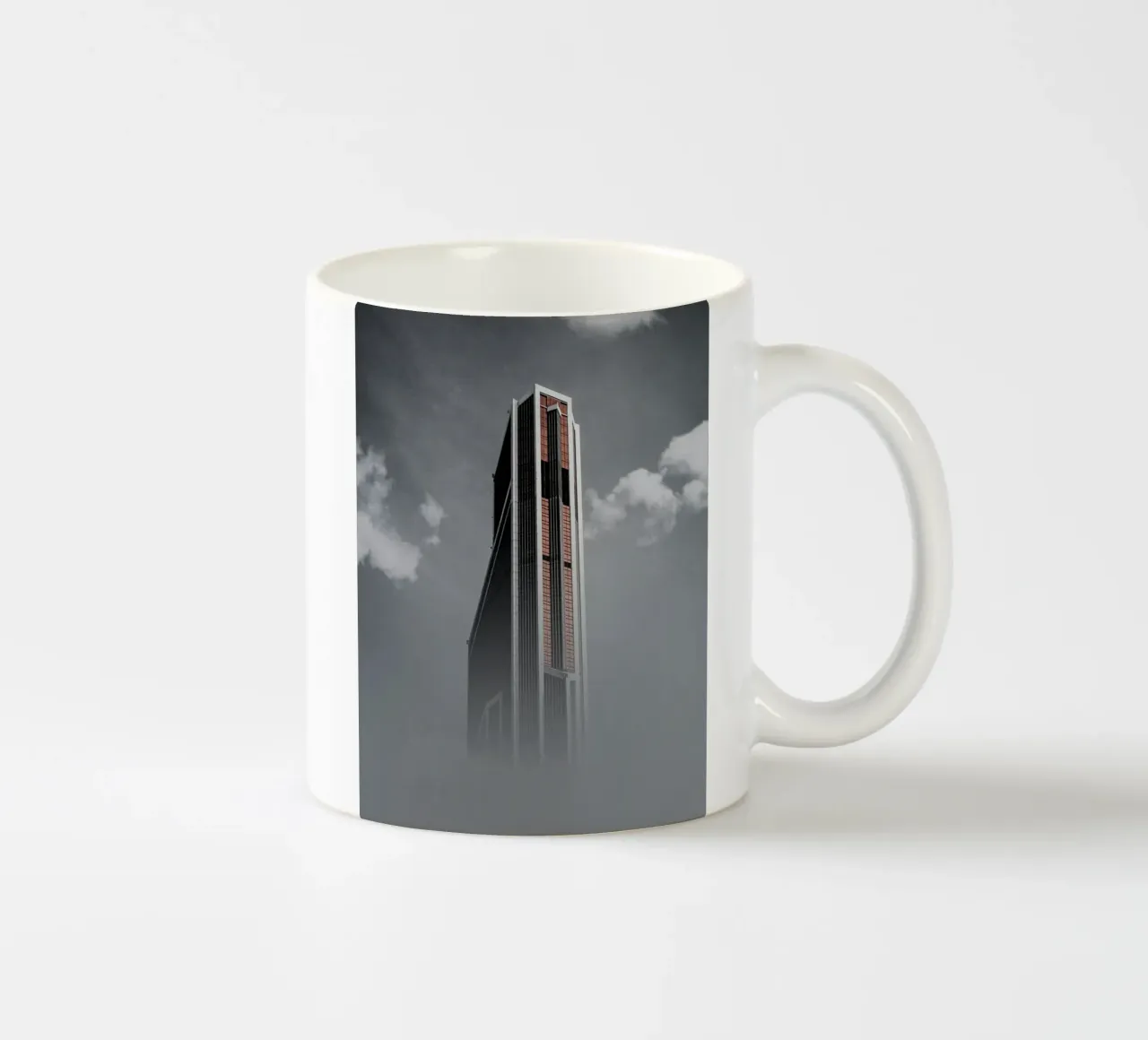 skyscape building in sky tazza in ceramica da comura