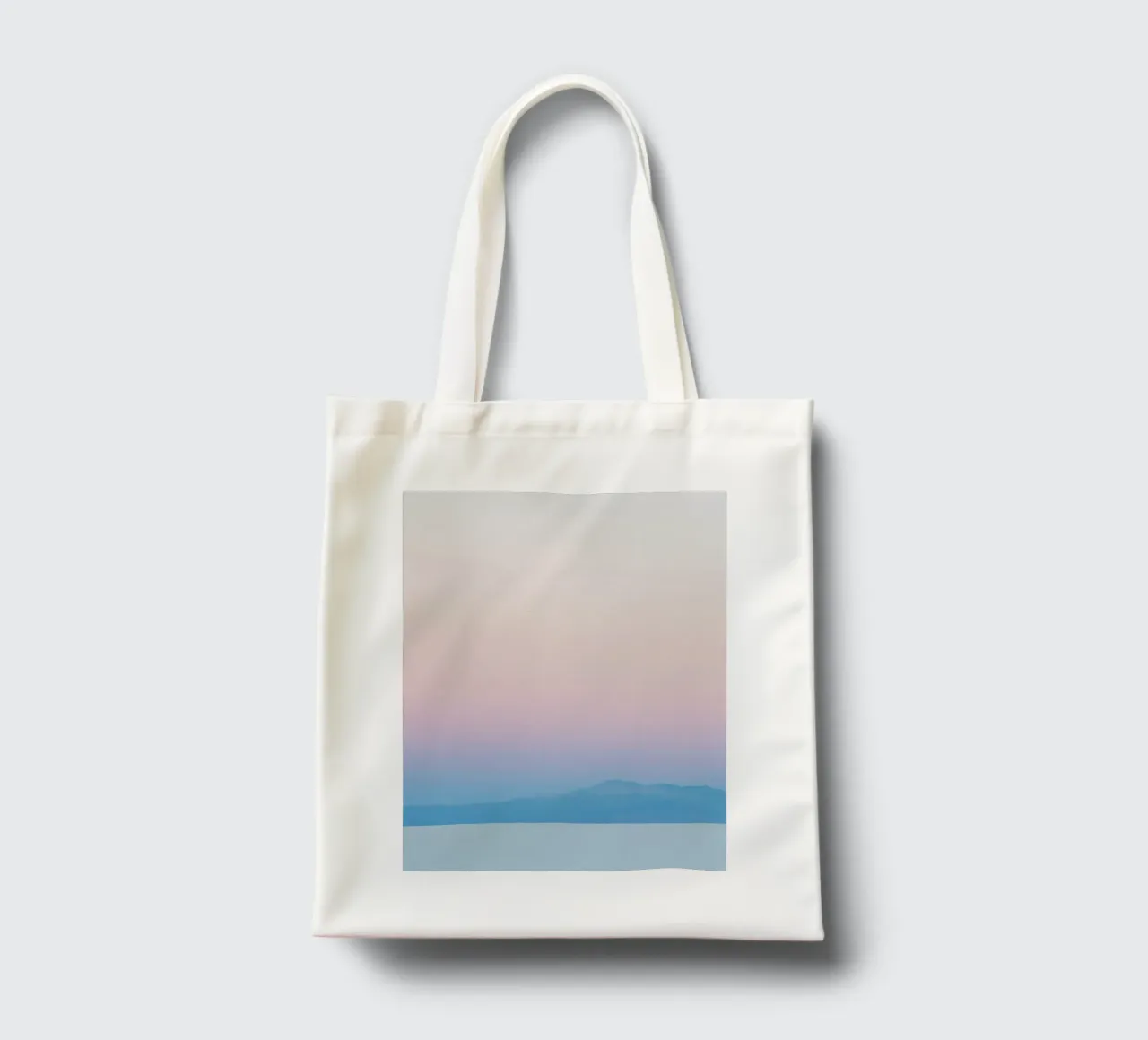 gradient sky and mountain borsa in juta da comura