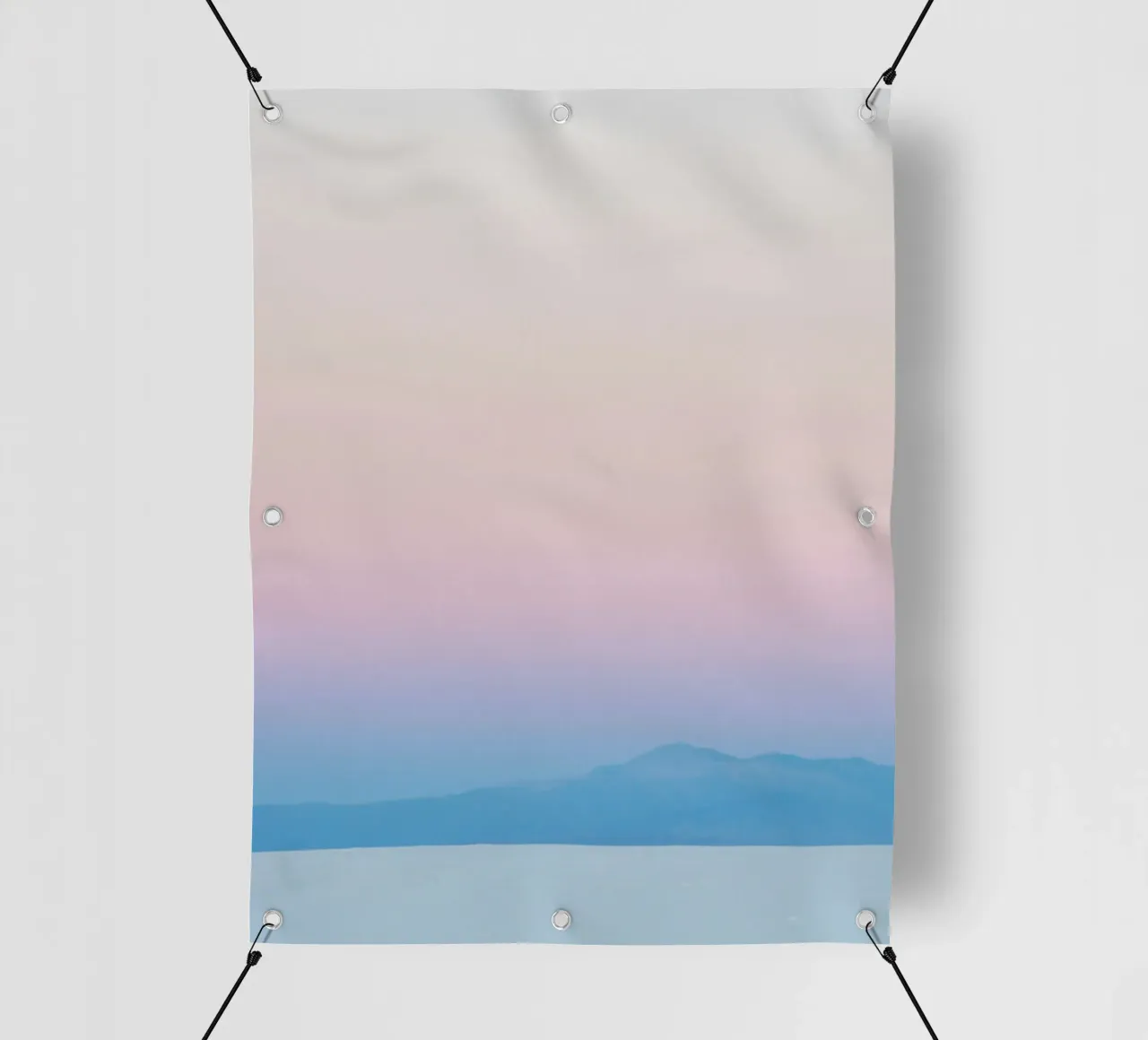 gradient sky and mountain telo in pvc da comura