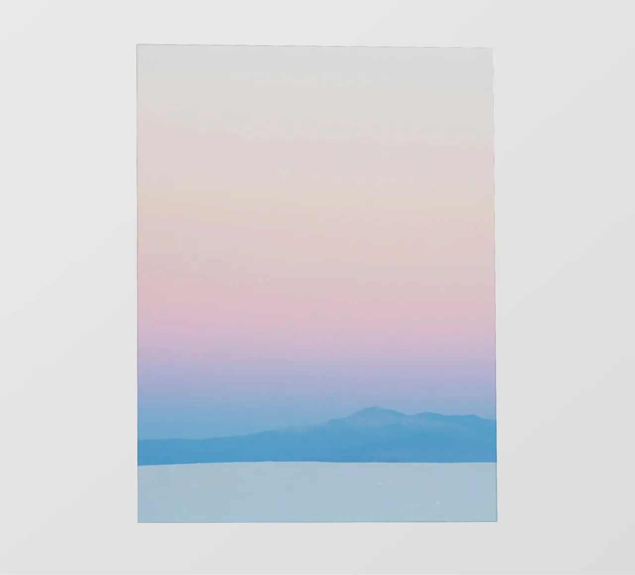 gradient sky and mountain telo in pvc da comura