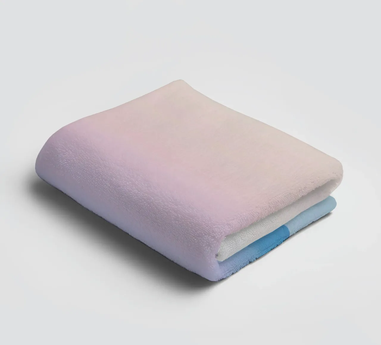 gradient sky and mountain asciugamano da bagno da comura