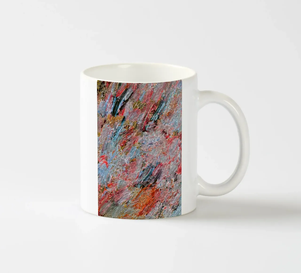 gradient wave color tazza in ceramica da comura