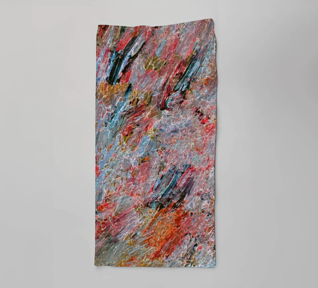 gradient wave color asciugamano da bagno da comura