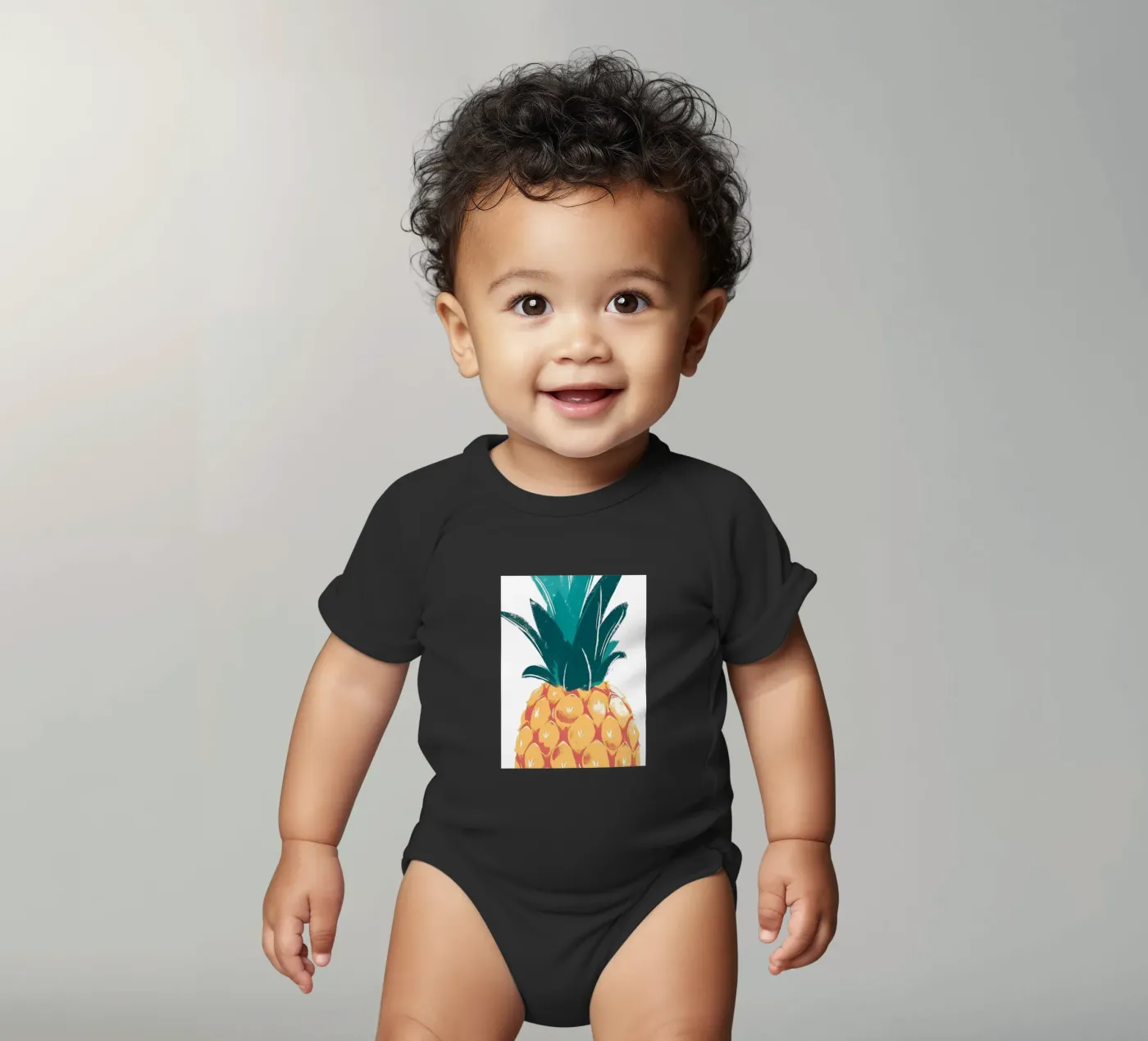 Ananas body neonato maniche corte da PREKETEWE