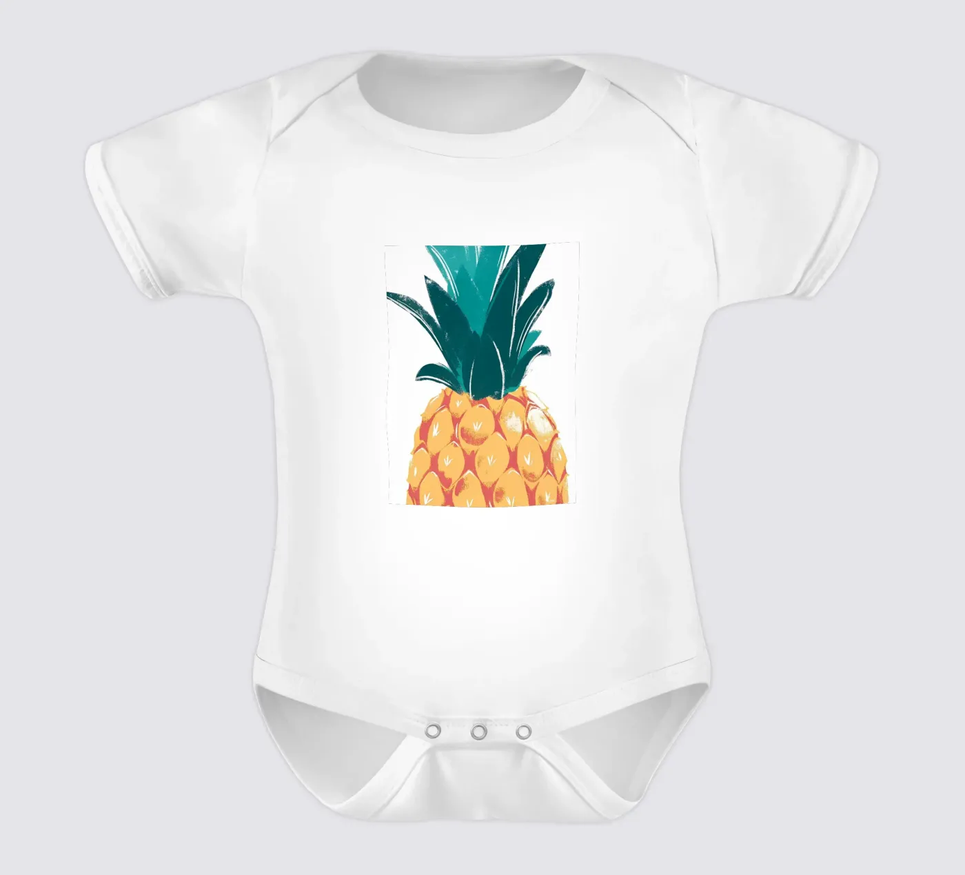 Ananas body neonato maniche corte da PREKETEWE