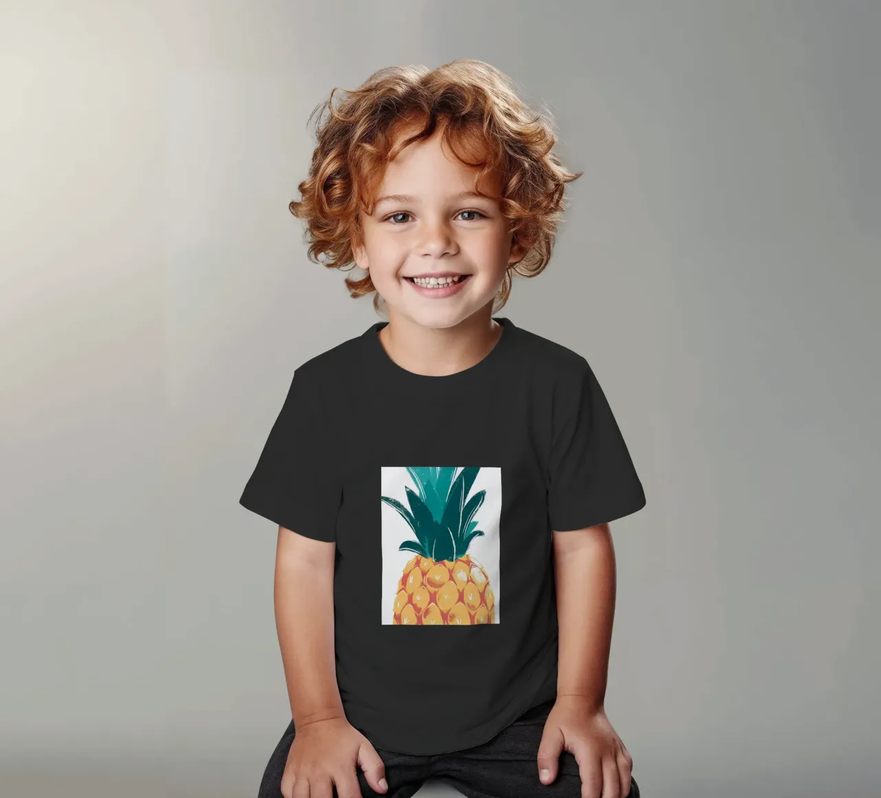 Ananas t-shirt bambini da PREKETEWE