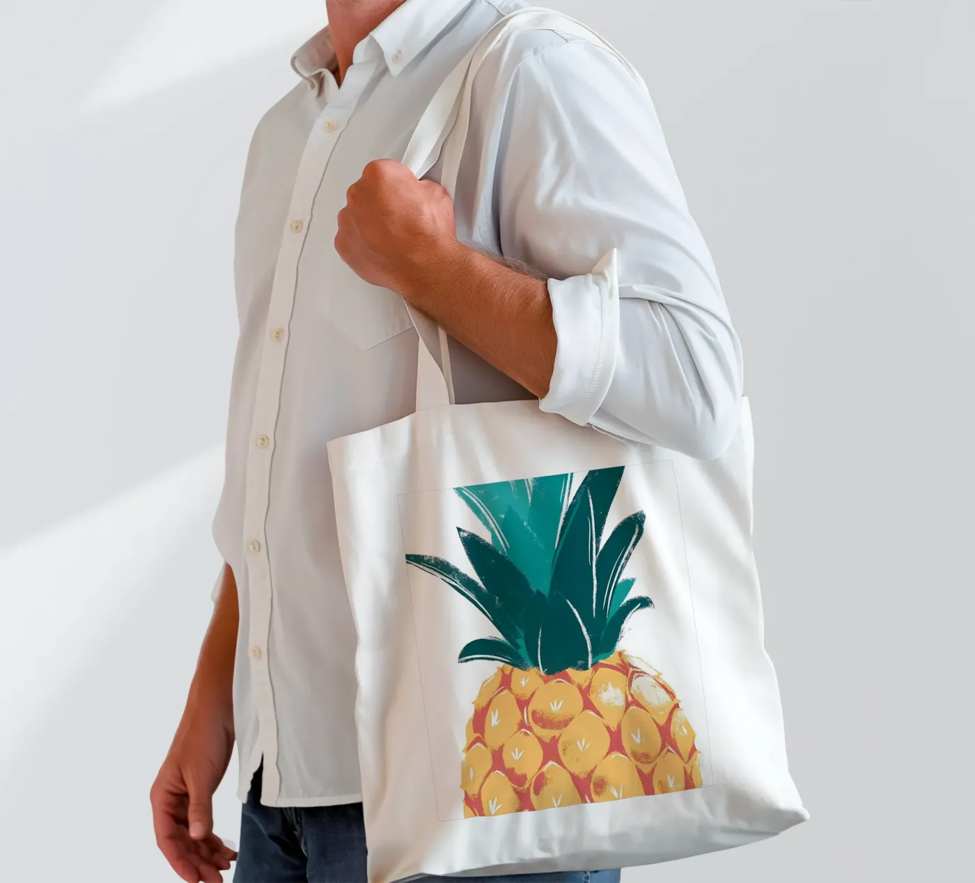 Pineapple tote bag by PREKETEWE