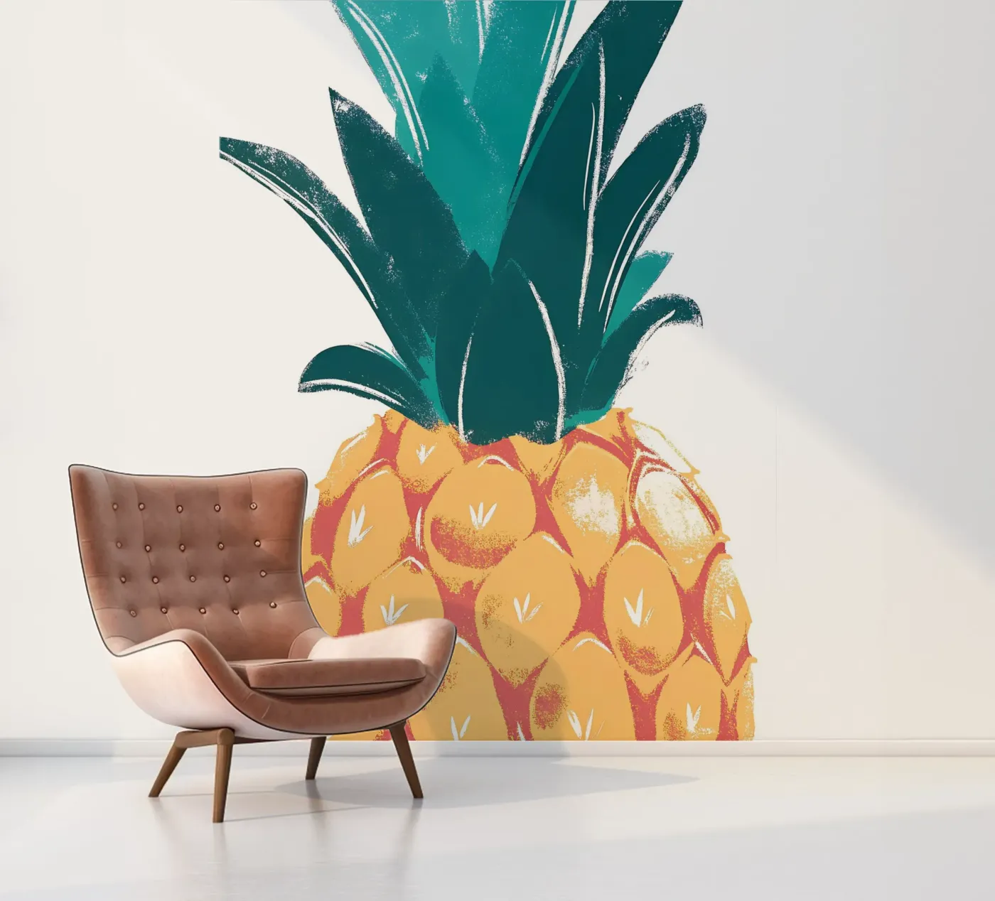 Pineapple fotobehang van PREKETEWE