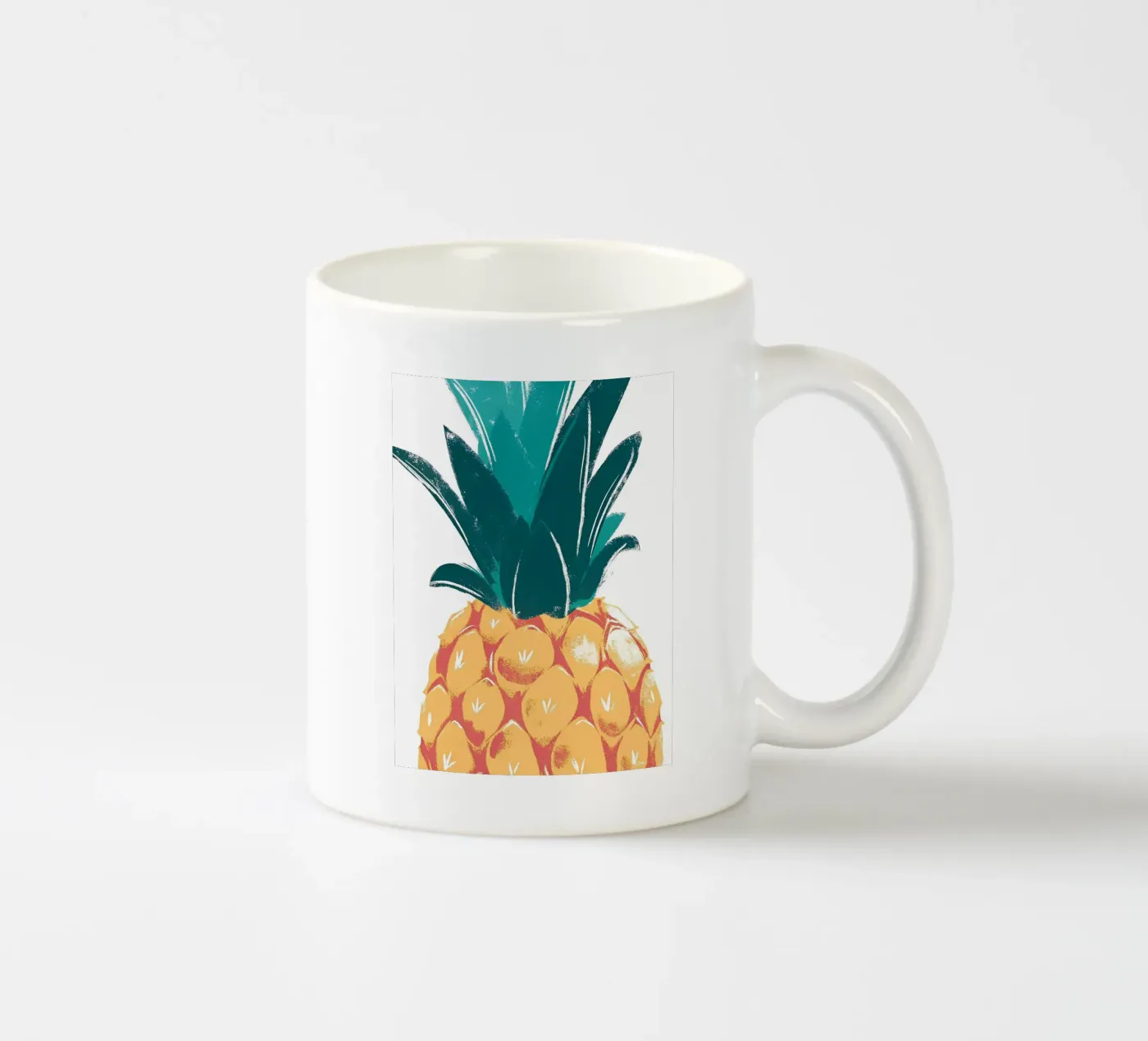 Pineapple ceramic mug by PREKETEWE