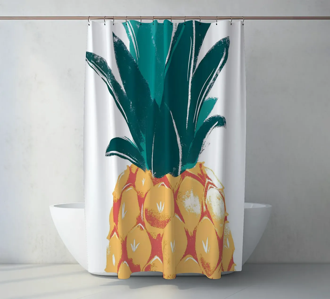 Ananas Duschvorhang von PREKETEWE