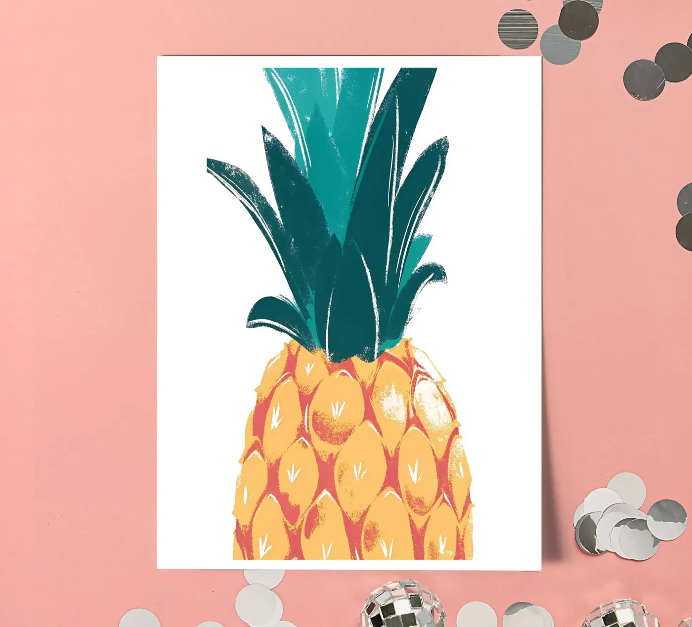 Ananas stickervel van PREKETEWE