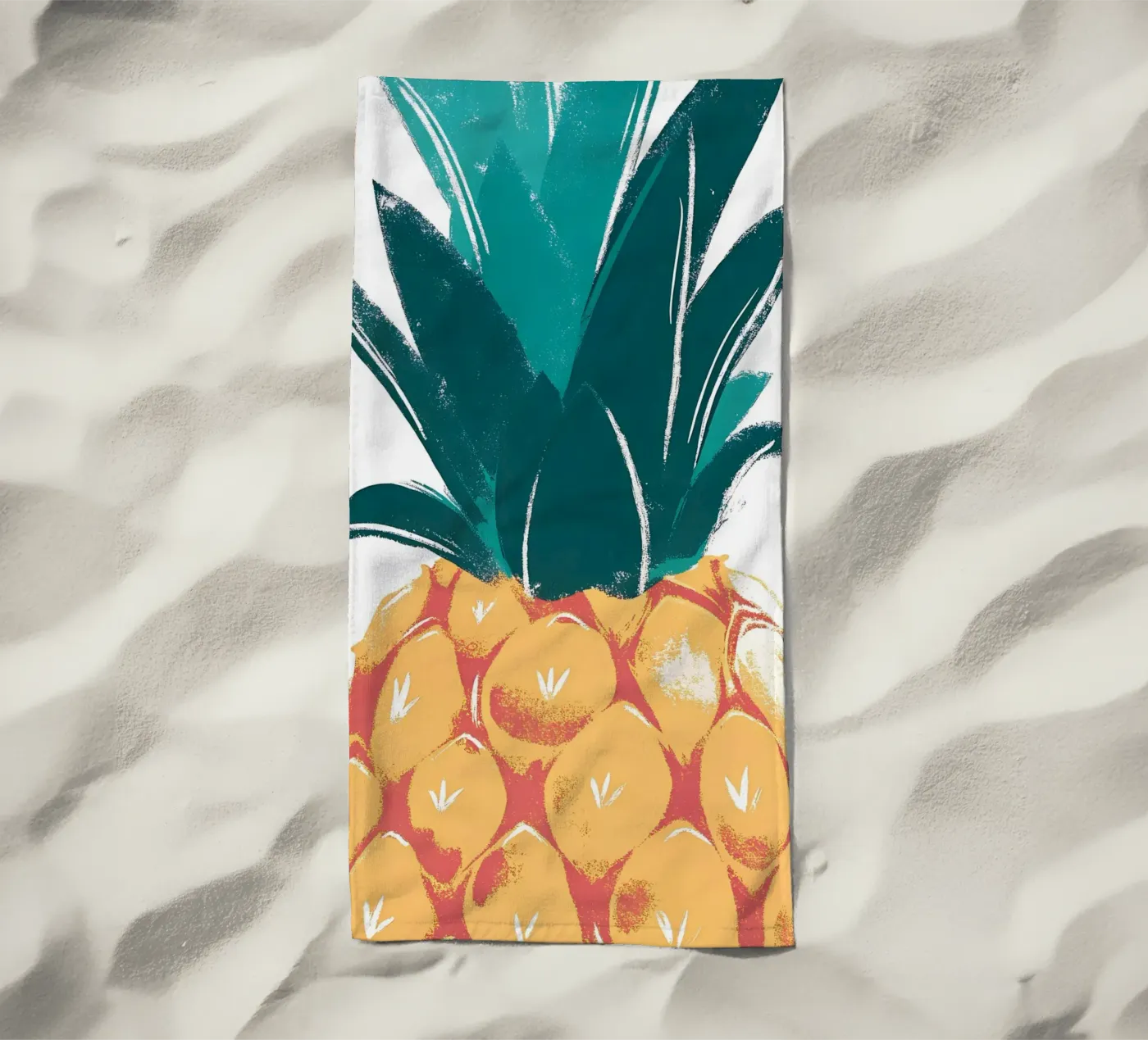 Pineapple beach towel by PREKETEWE