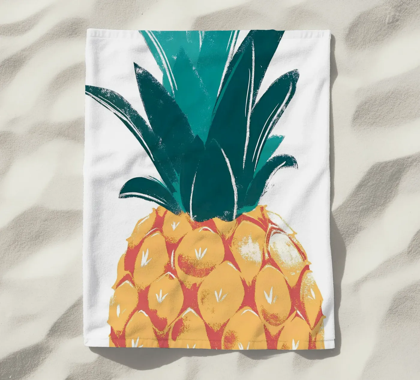 Pineapple beach towel by PREKETEWE