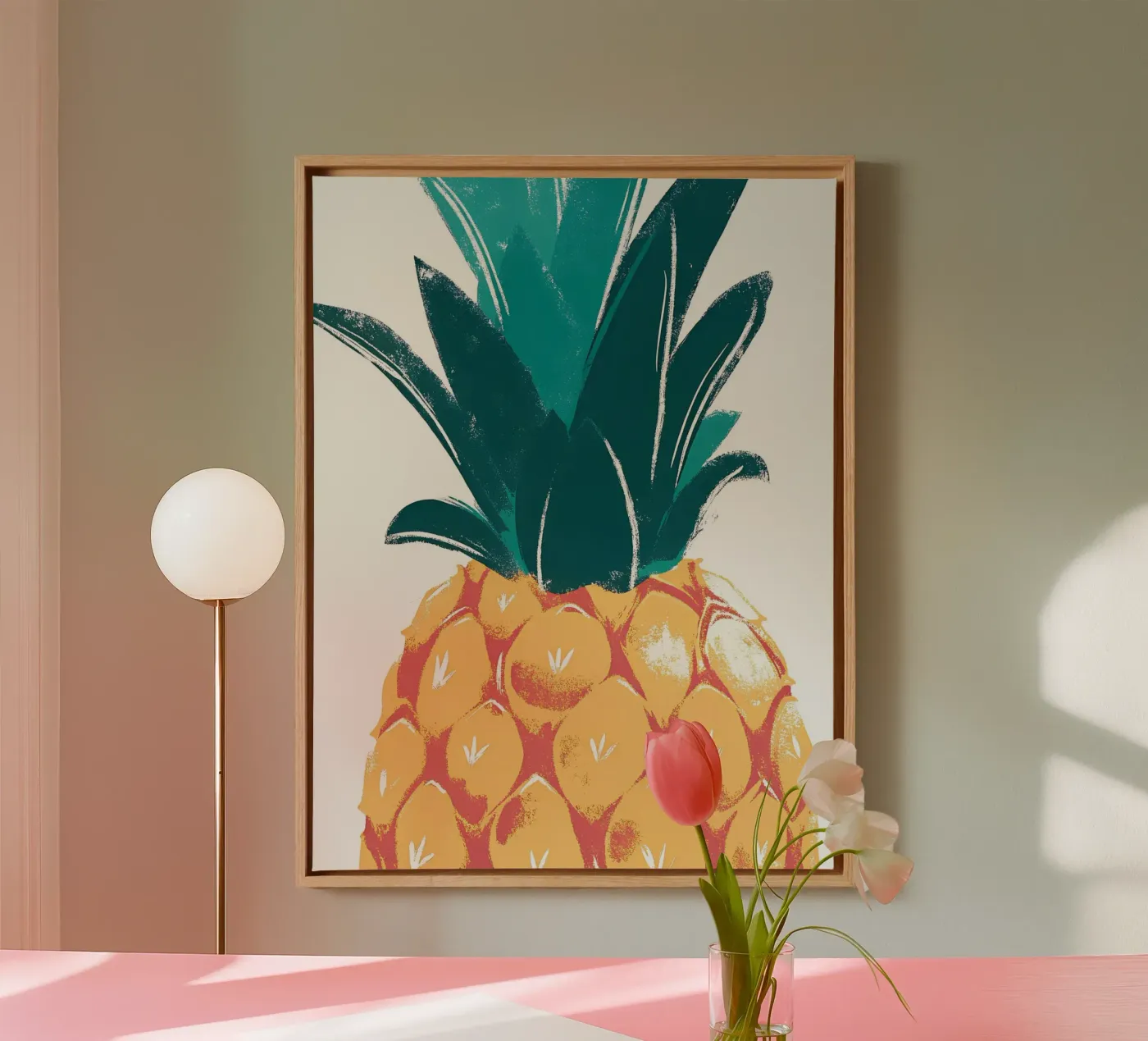 Pineapple Leinwand von PREKETEWE