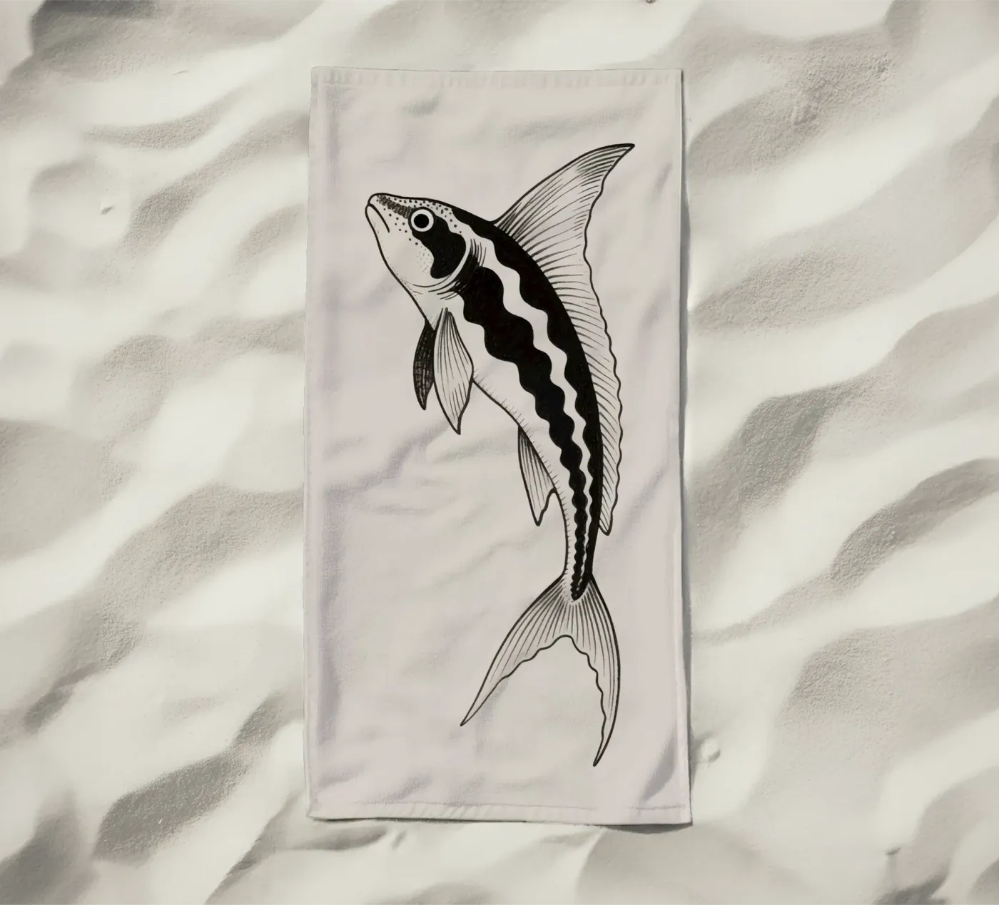 Pesce nero telo mare da knowledge