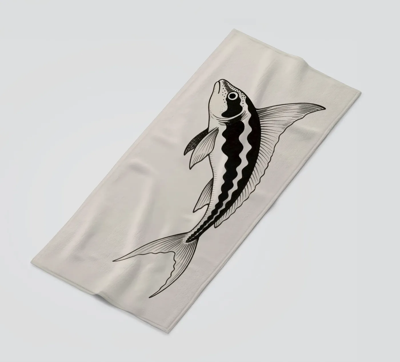 Pesce nero telo mare da knowledge