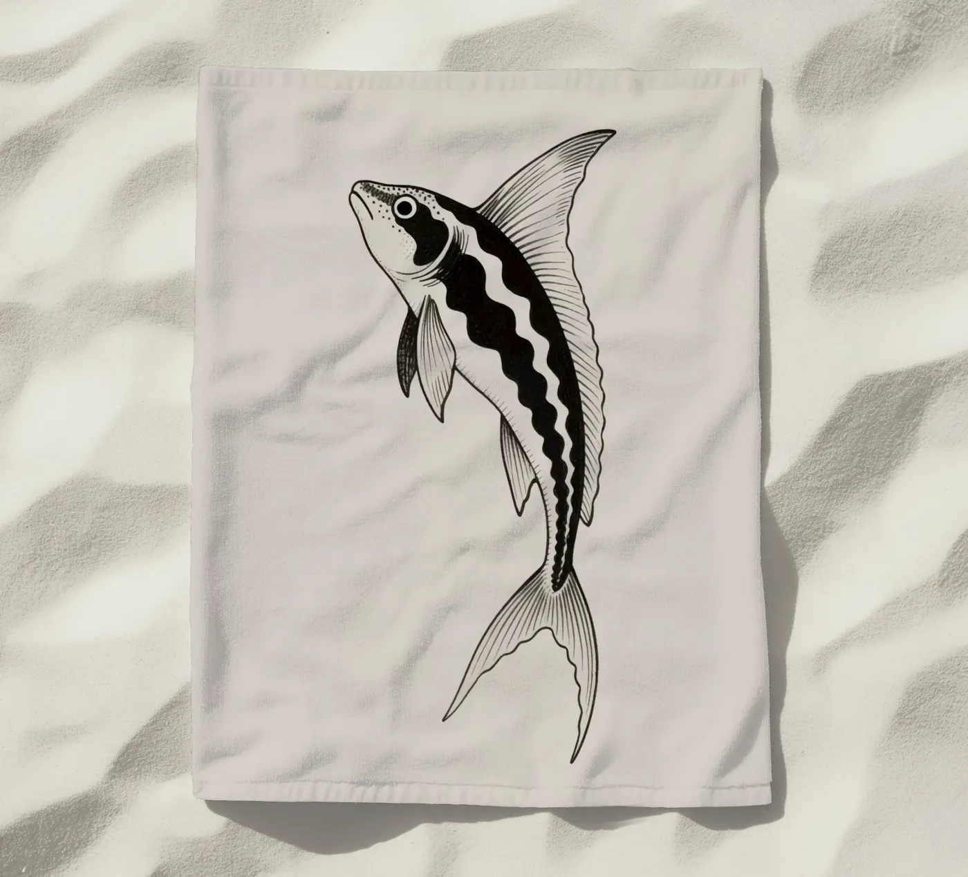 Pesce nero telo mare da knowledge