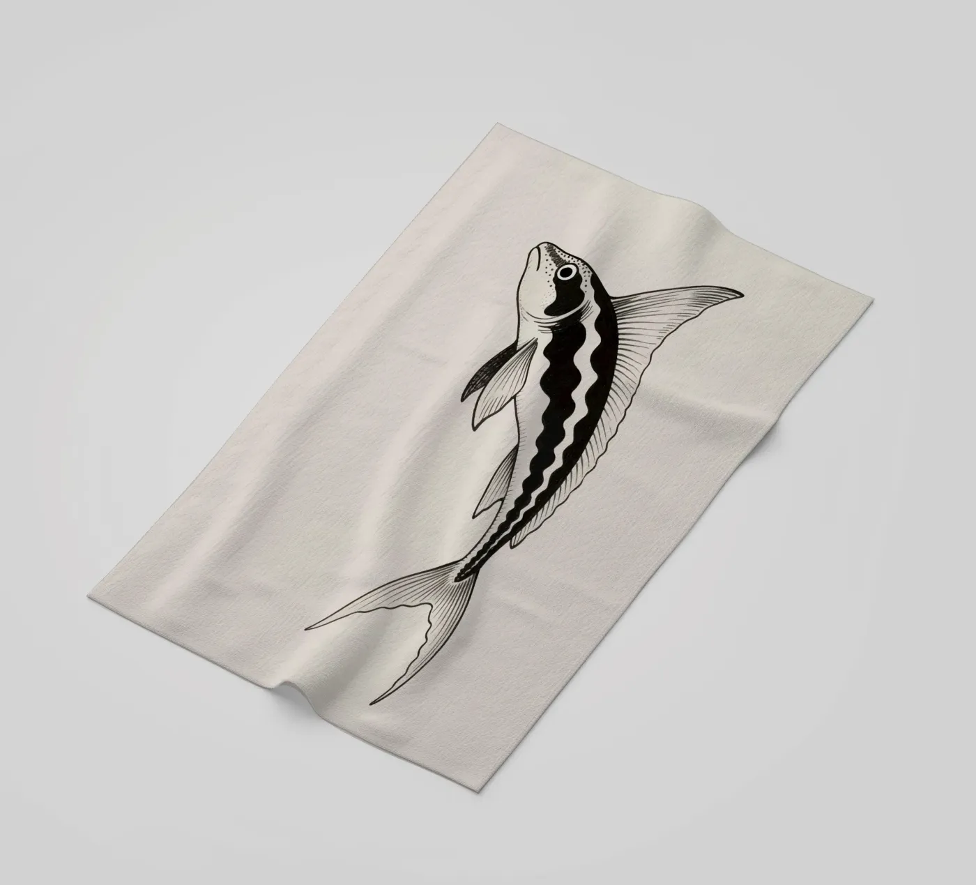 Pesce nero telo mare da knowledge