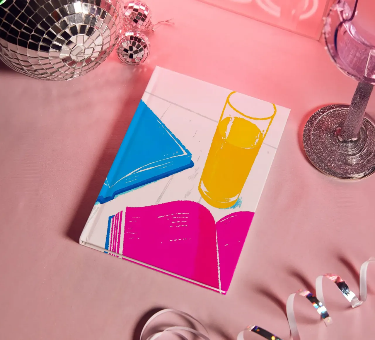 Glass on the Table notebook by PREKETEWE