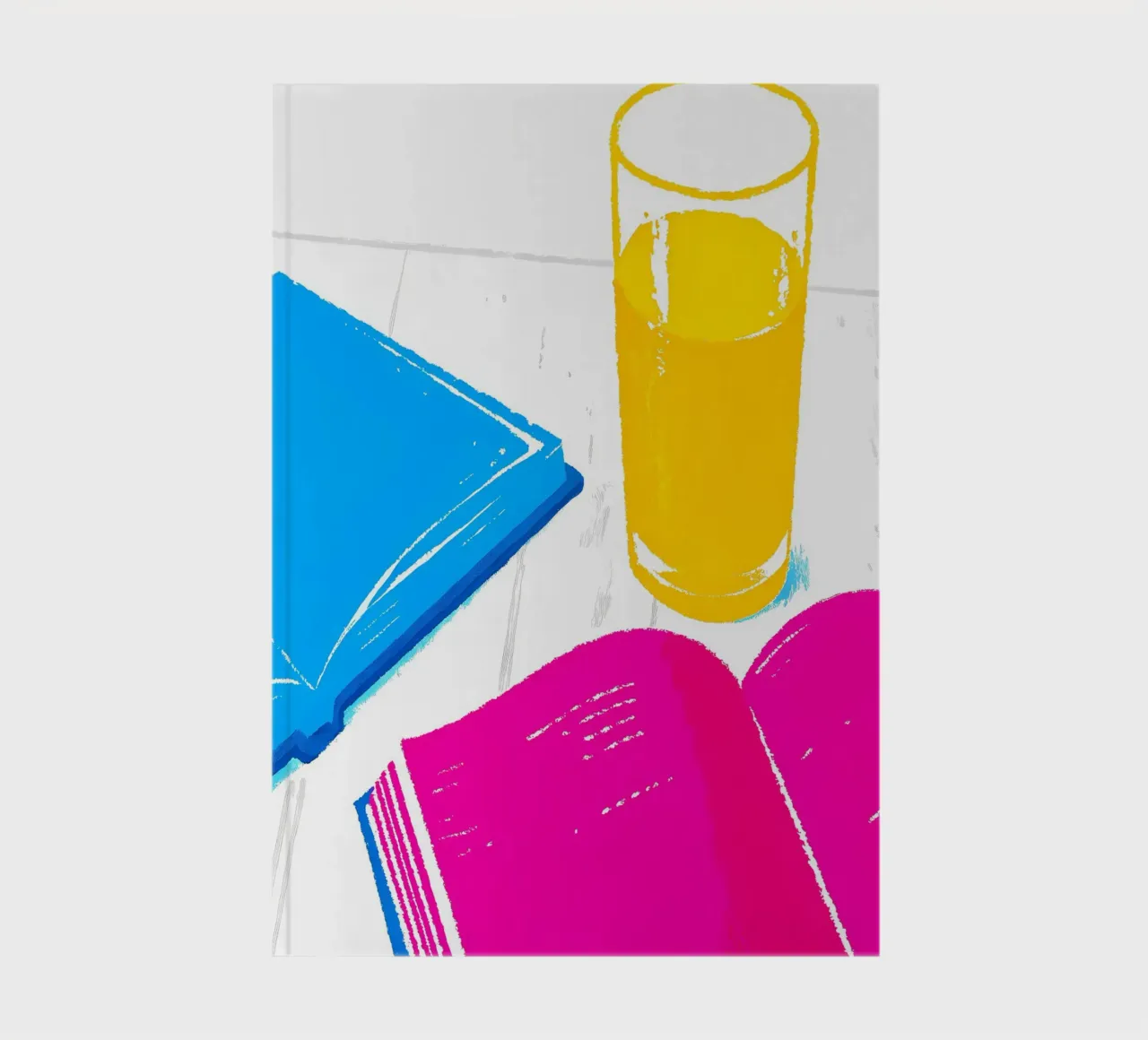 Glass on the Table notebook by PREKETEWE