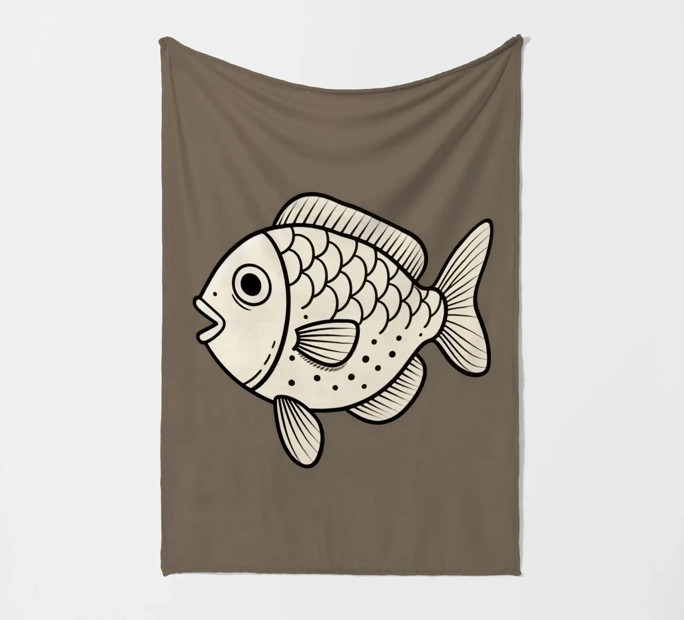 Fisch Fleecedecke von knowledge