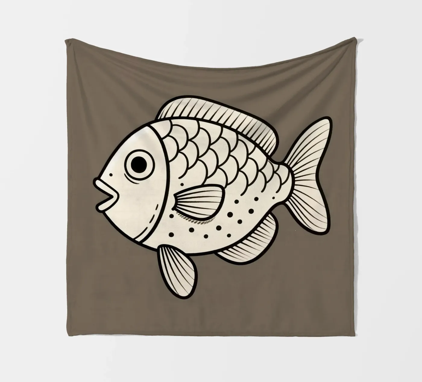Fisch Fleecedecke von knowledge