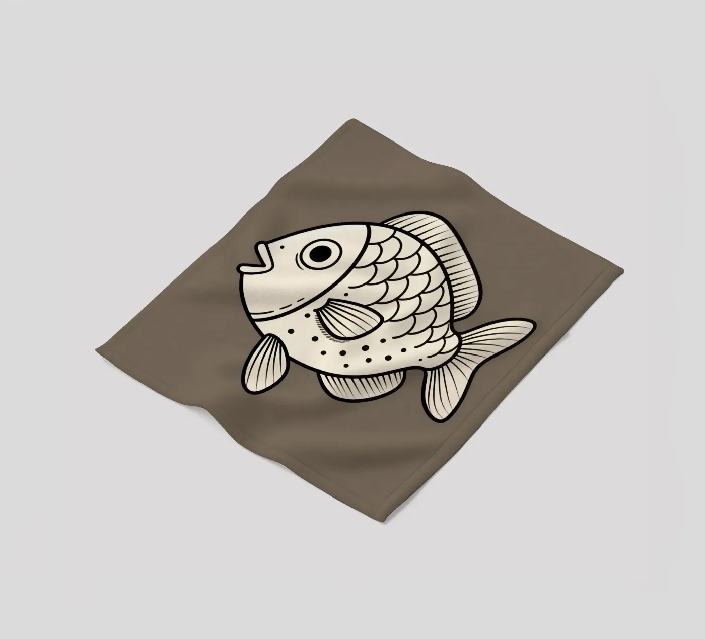 Fisch Fleecedecke von knowledge