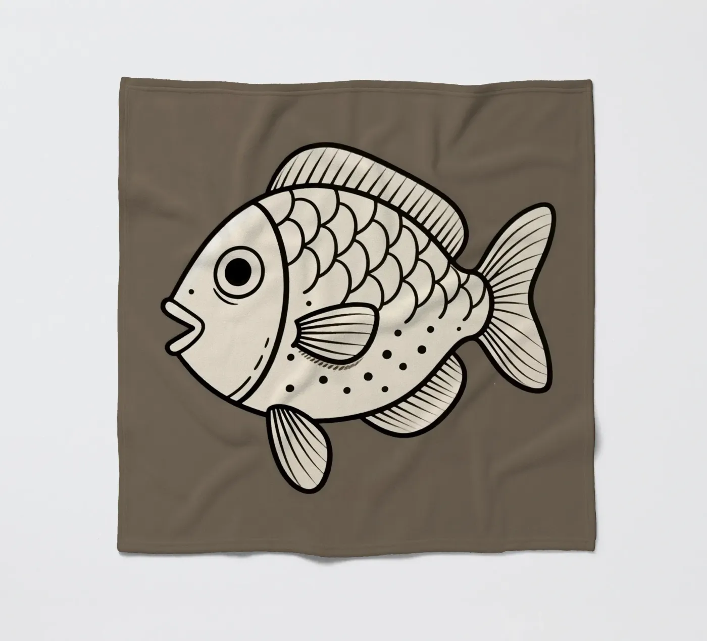 Fisch Fleecedecke von knowledge