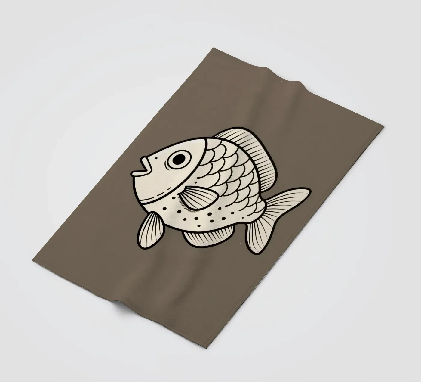 Fisch Fleecedecke von knowledge