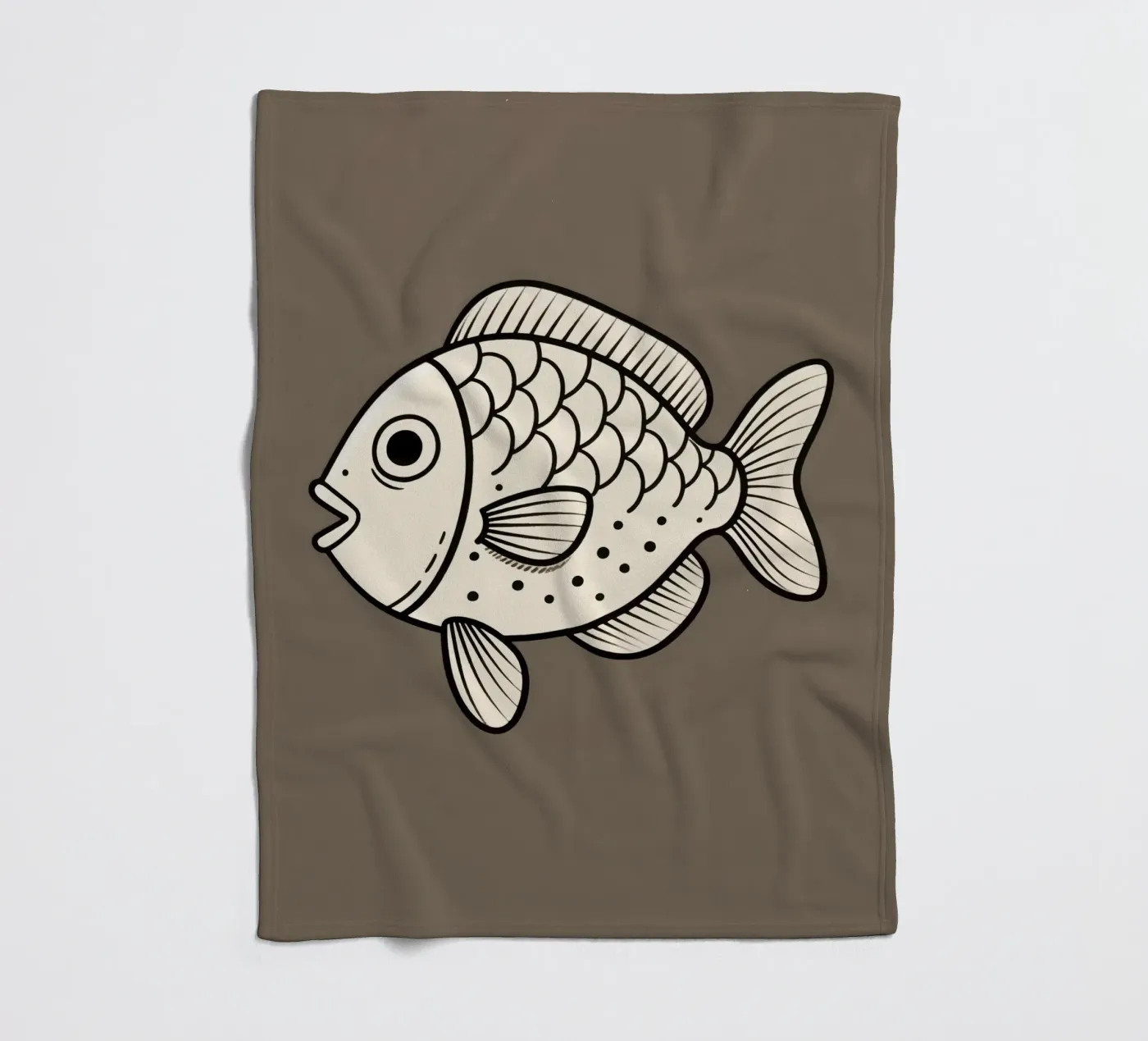 Fisch Fleecedecke von knowledge