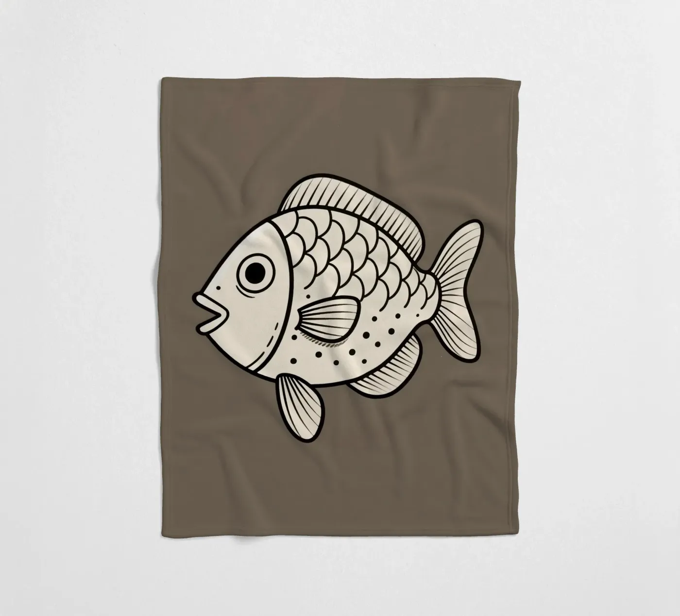 Fisch Fleecedecke von knowledge