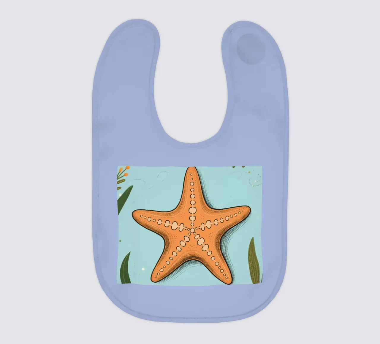 Starfish baby bib by knowledge