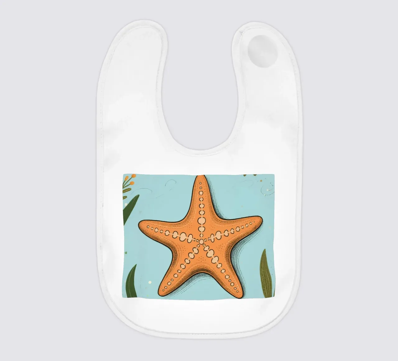 Starfish baby bib by knowledge