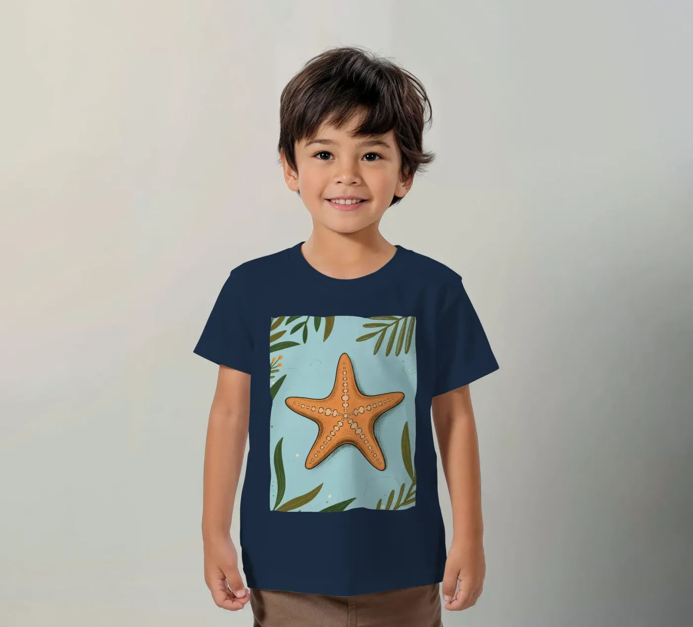 Zeester kinder t-shirt van knowledge