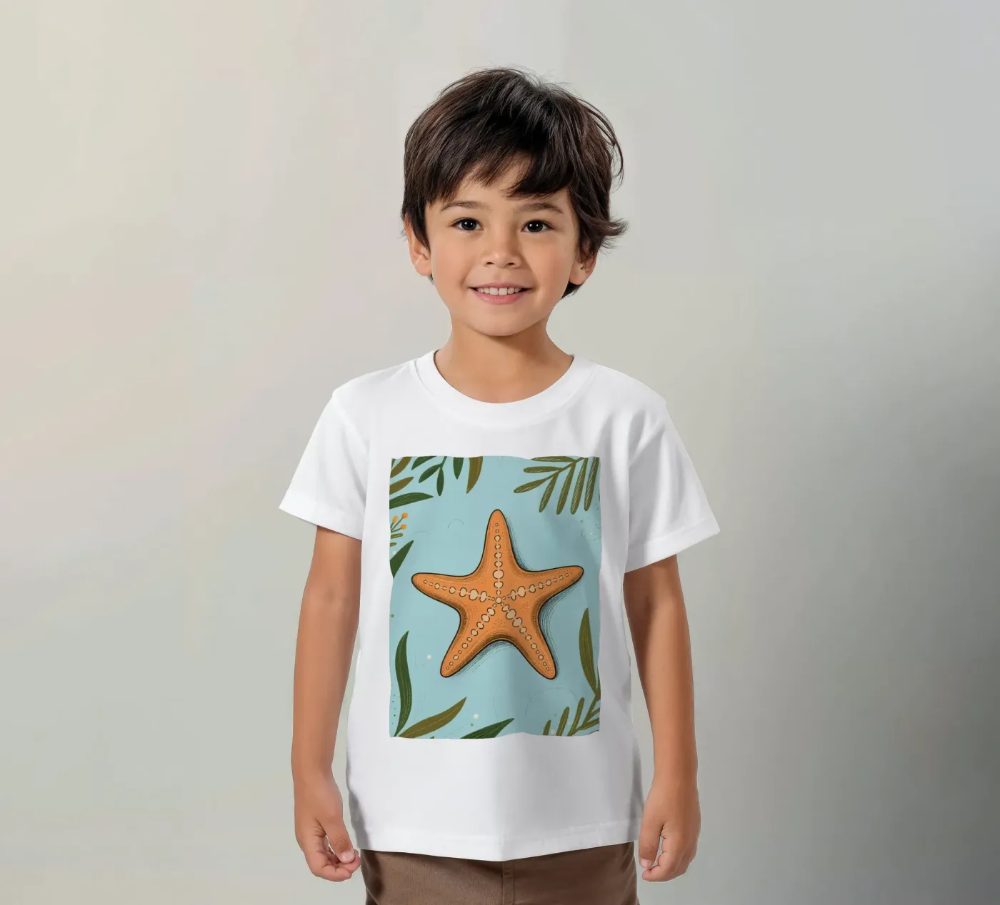 Zeester kinder t-shirt van knowledge